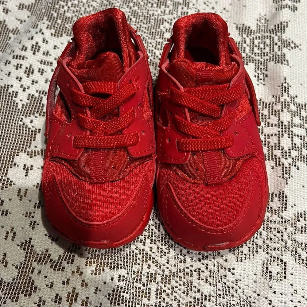 Nike Hyarache Run 4 C Red Nike Sneakers Kids 4